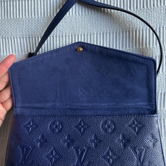 Louis Vuitton Twice Monogram Empreinte Crossbody Bag - Navy Blue - Picture 6 of 17